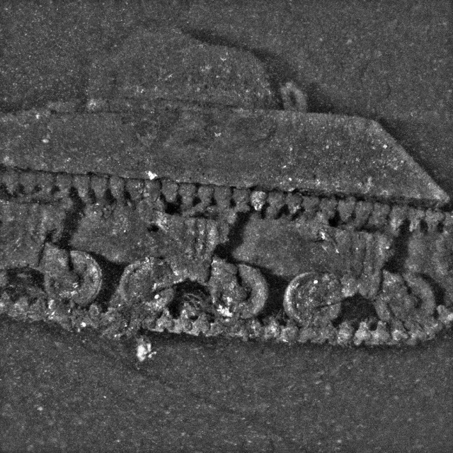 One of the Sherman Tanks taken with camera on the laser scanner_1277